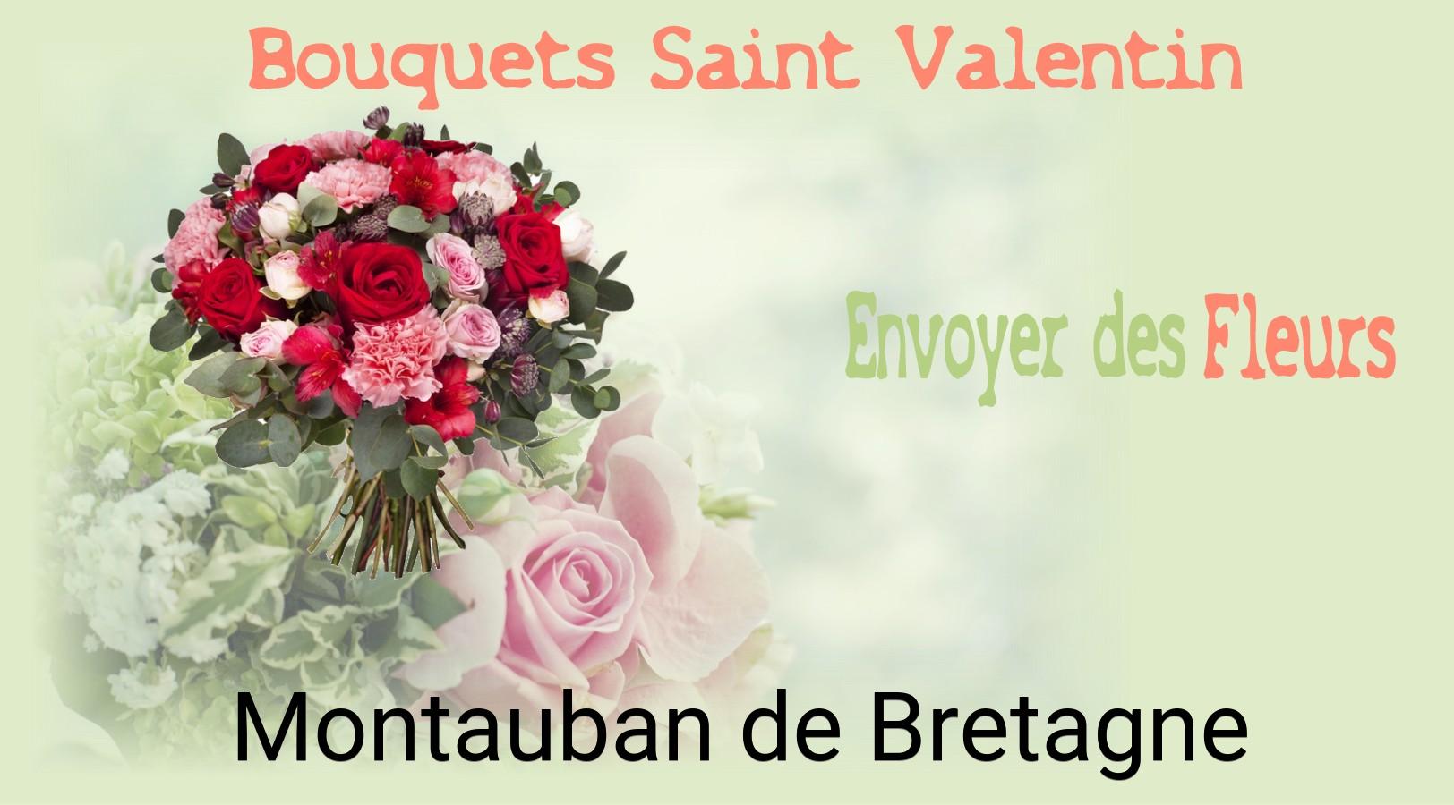 Roses de Saint-Valentin livrées à Montauban-de-Bretagne